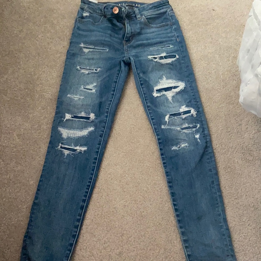 AE ripped jeans